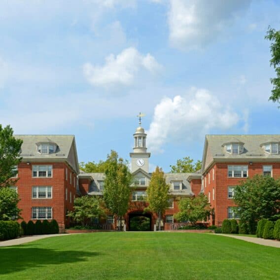 Wayland Hall in Brown University